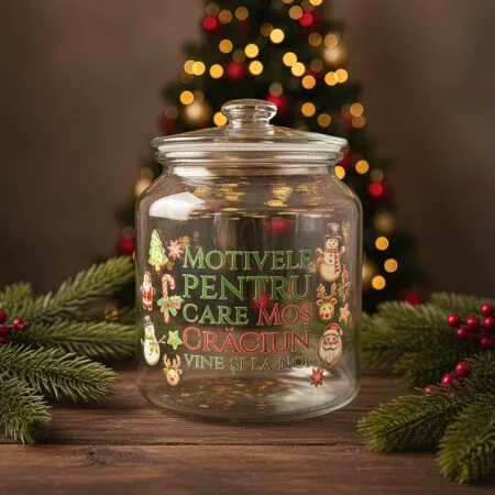 borcan magic de crăciun – personalizat cu mesajul tău de sărbători