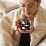 cană de sticlă de halloween "fantomițe vesele" – personalizată cu numele tău