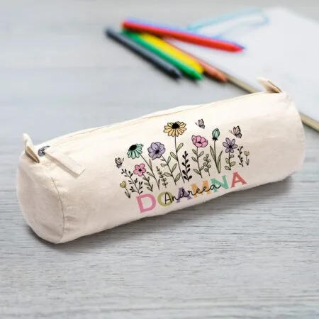 penar floral "cea mai bună doamnă" – cadou personalizat cu nume