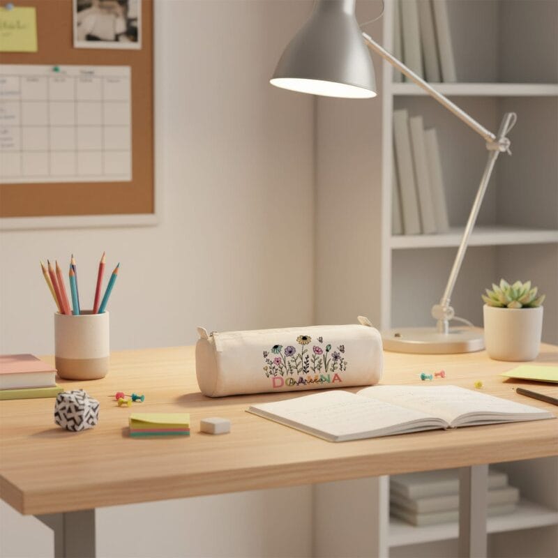 penar floral "cea mai bună doamnă" – cadou personalizat cu nume