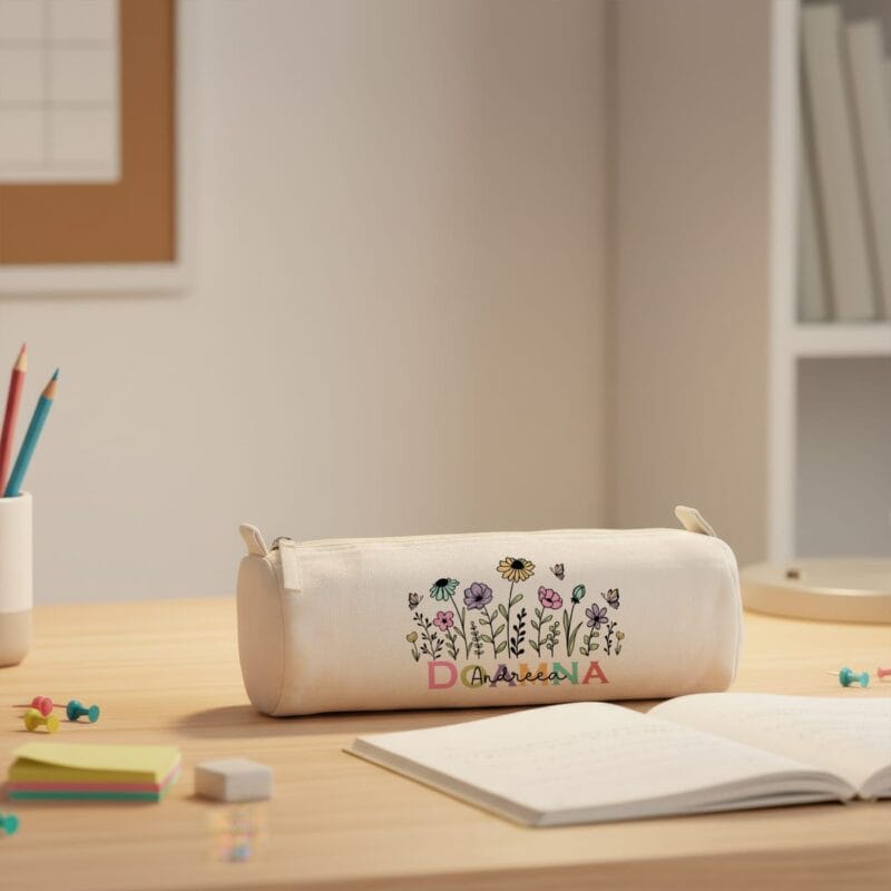 penar floral "cea mai bună doamnă" – cadou personalizat cu nume