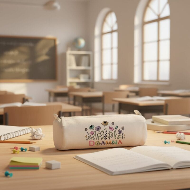 penar floral "cea mai bună doamnă" – cadou personalizat cu nume