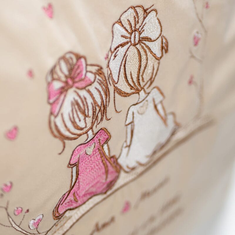 pernă personalizată "fiecare zi cu tine" – cadou pentru prietene sau surori