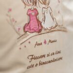 pernă personalizată "fiecare zi cu tine" – cadou pentru prietene sau surori