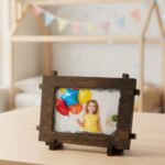 piatră de ardezie pe lemn personalizată cu fotografia ta