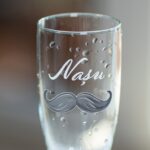 set pahare de Șampanie "nașa și nașul" – cadou personalizat pentru nași