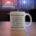 cană personalizată de crăciun pentru polițist "un crăciun luminos pentru eroul siguranței"