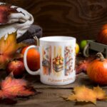 cană personalizată de toamnă "stare de bine" adaugă propriul tău mesaj