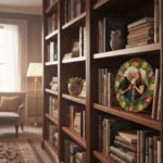 ceas de crăciun personalizat "coronița amintirilor" cadou de familie cu fotografie