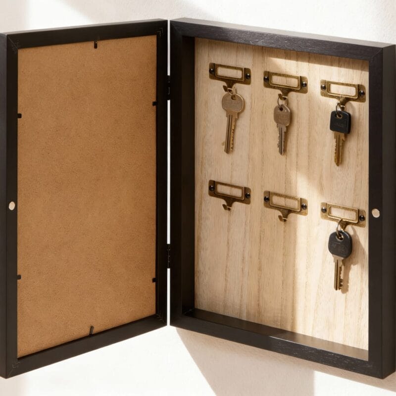 cutie de chei personalizată "comoara ascunsă" ramă foto și suport pentru chei