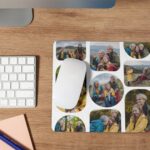 mousepad personalizat cu colaj foto – amintirile preferate la birou