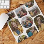 mousepad personalizat cu colaj foto – amintirile preferate la birou