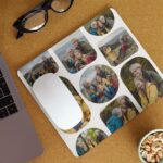 mousepad personalizat cu colaj foto – amintirile preferate la birou
