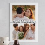 tablou colaj personalizat cu 3 poze "tu ești tot ce iubesc" – cadou pentru partener