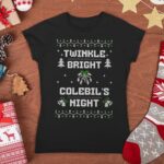tricou de crăciun amuzant "colebil's night" cadou pentru femei cu umor