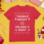 tricou de crăciun amuzant "colebil's night" cadou pentru femei cu umor
