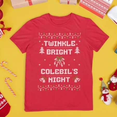 tricou de crăciun amuzant "colebil's night" cadou pentru femei cu umor