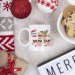 cană personalizată "creioanele sărbătorii" cadou de crăciun pentru Învățătoare sau educatoare