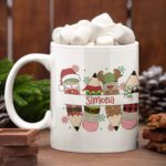 cană personalizată "creioanele sărbătorii" cadou de crăciun pentru Învățătoare sau educatoare