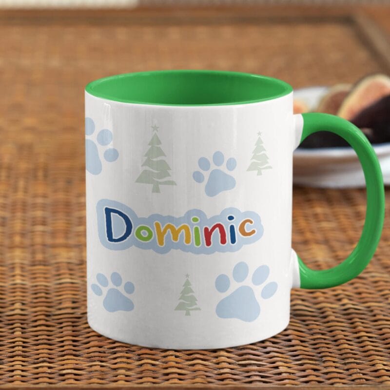 cană personalizată "patrula de crăciun" cadou magic cu paw patrol și nume