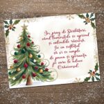 magnet personalizat "o urare de păstrat" cadou de crăciun cu mesaj