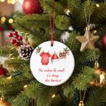 ornament crăciun "mesaj din burtică" cadou anunțarea sarcinii pentru viitori părinți