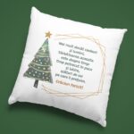 pernă personalizată "adevărata sărbătoare" cadou de crăciun cu mesaj de suflet