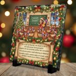 placă de ardezie "clasa fluturașilor" cadou magic de crăciun pentru Învățătoare