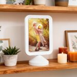 ramă foto personalizată "poveste cu două fețe" cadou cu 2 poze, față verso