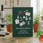 agendă personalizată profesoară biologie "Știința vieții" (nedatată, a5)