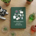 agendă personalizată profesoară biologie "Știința vieții" (nedatată, a5)