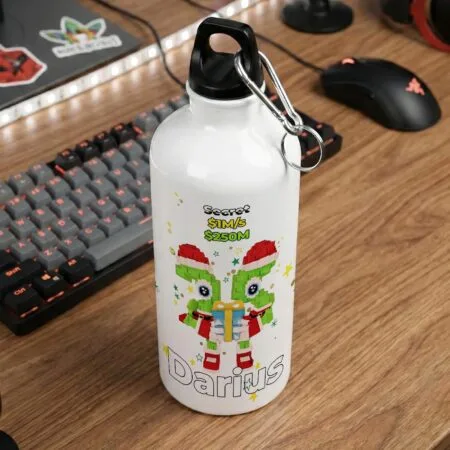 bidon apă personalizat "brainrot 25 (roblox)" numele copilului & personaj pixelat