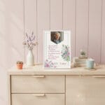 ramă foto a4 "binecuvântarea noastră" cadou bunică cu poză și versuri