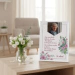 ramă foto a4 "binecuvântarea noastră" cadou bunică cu poză și versuri