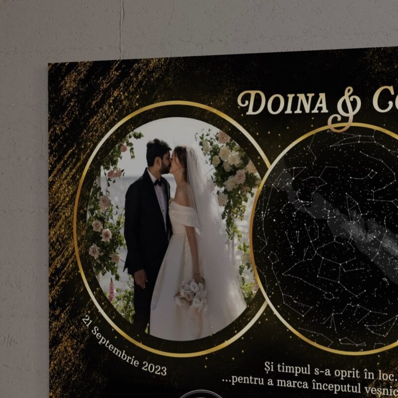 tablou canvas personalizat colaj două inimi (copiază)