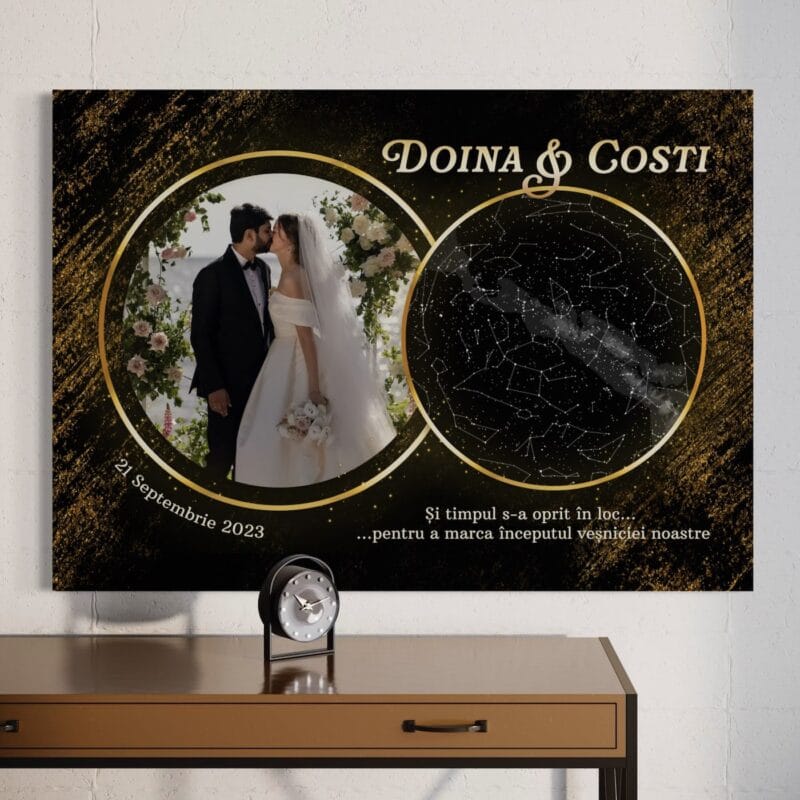 tablou canvas personalizat colaj două inimi (copiază)