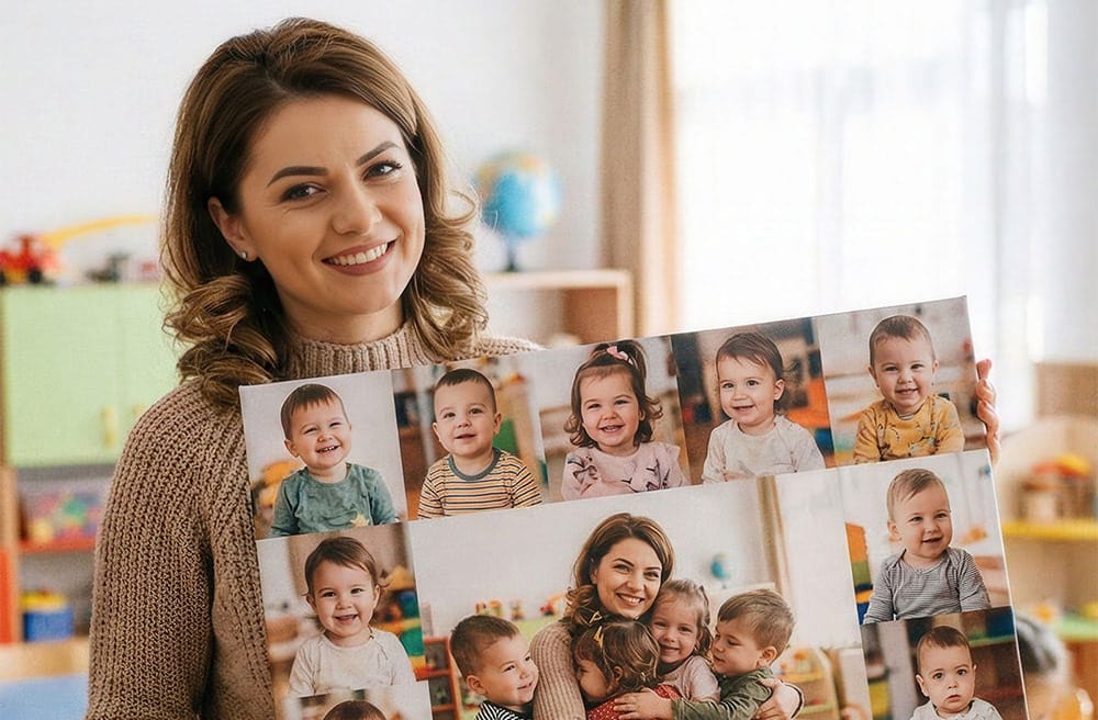 tablou colaj educatoare