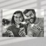 tablou canvas "artă atemporală" transformă poza în schiță creion (efect grafic premium)