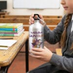 bidon de apă personalizat huntrix – stil k pop cu numele ei