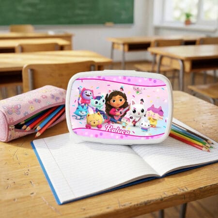 caserolă personalizată gabby's dollhouse cu nume