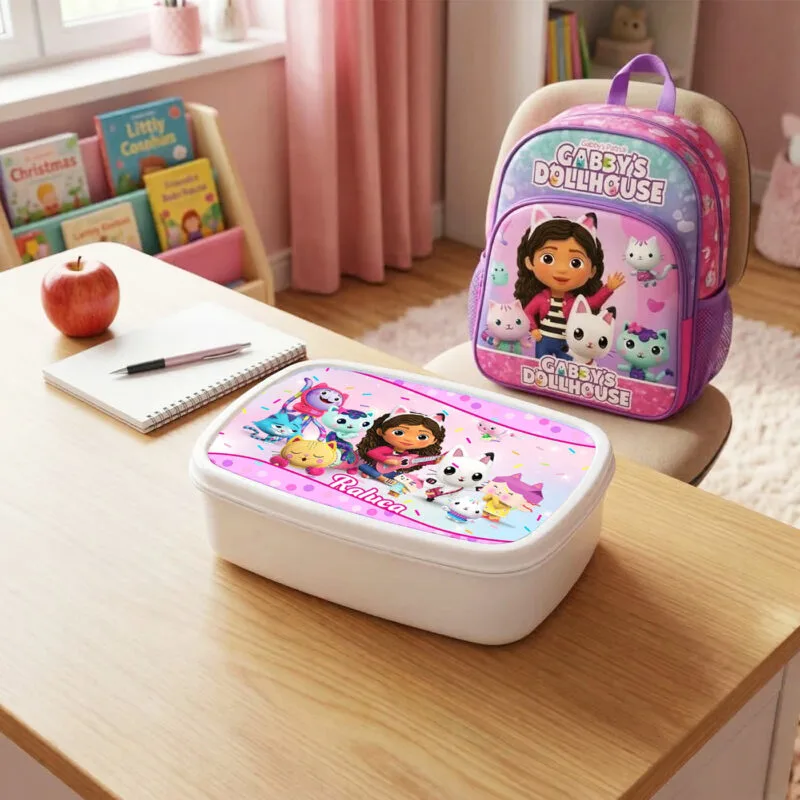 caserolă personalizată gabby's dollhouse cu nume