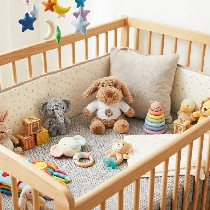 jucărie de pluș personalizată – cățeluș adorabil cu fotografie