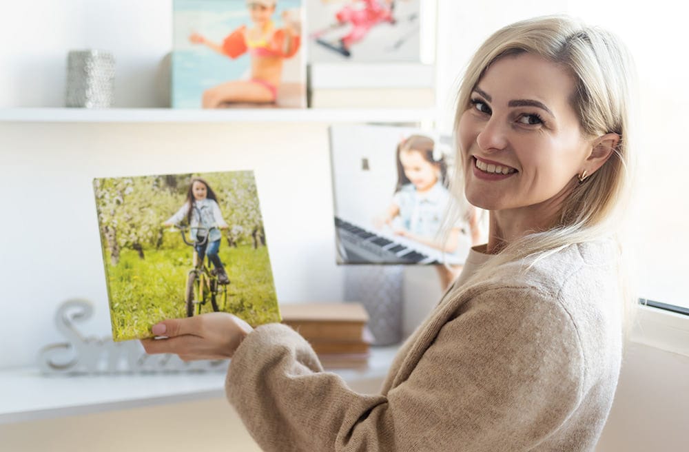 tablou canvas personalizat cadou de 8 Martie pentru mama