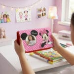 penar personalizat minnie mouse – model cu poză și nume pentru fetițe