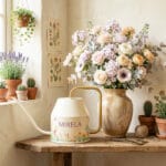 stropitoare decorativă personalizată cu nume – magie florală