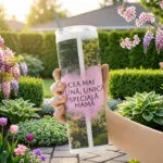 termos cu pai personalizat „cea mai bună mamă” – 4 poze și mesaj de suflet