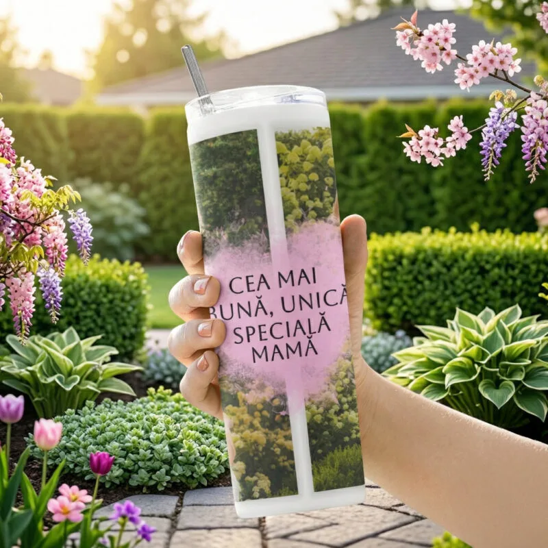 termos cu pai personalizat „cea mai bună mamă” – 4 poze și mesaj de suflet