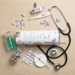 termos cu pai personalizat pentru asistente – anatomie florală și nume