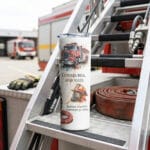 termos cu pai personalizat „eroul pompier” – model cu nume și mesaje motivaționale