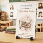 placă ardezie personalizată cu nume — cadou profesoară limba română